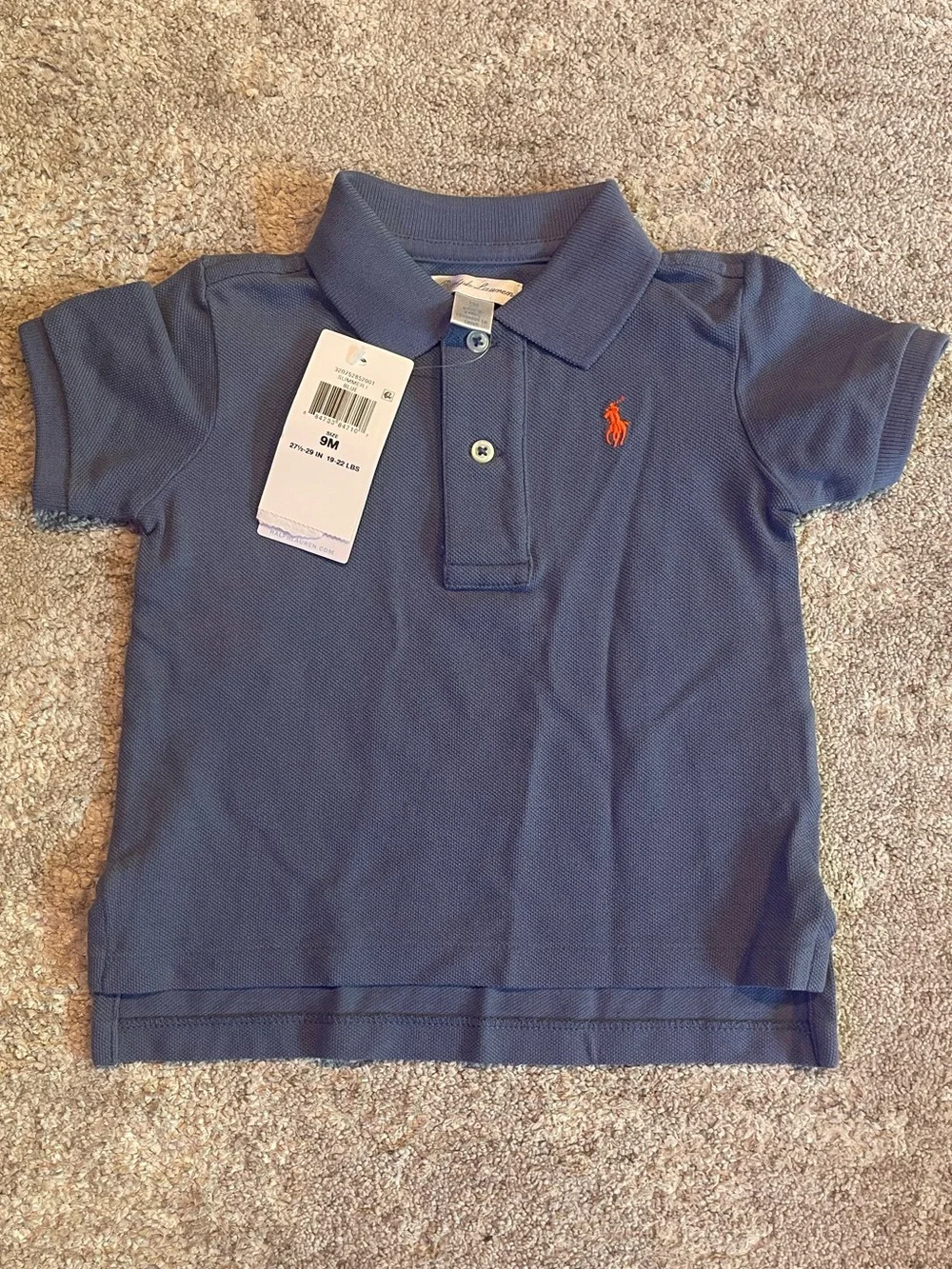 Ralph Lauren Kids Blue & Navy Striped Polo Shirts
